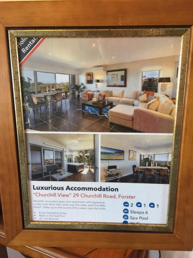 Churchill View Holiday Apartment Forster Bagian luar foto